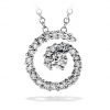 Pendant - Mystical Journey 0.35 ctw Hearts On Fire Diamonds in 18K White Gold