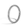 John Hardy Dot Hinged Bangle - Silver 5MM - Medium