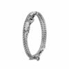 John Hardy Naga Bracelet - Double Wrap in Silver 3.5MM - Medium