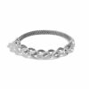 John Hardy Surf Bracelet ID Style - Silver 9.5MM - Medium