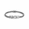 John Hardy Surf Bracelet - Station in Silver 5MM - Small