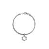 John Hardy Classic Chain Bracelet - Star of David Charm in Silver 2.5MM - Medium