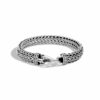 John Hardy Surf Bracelet - Silver 11MM - Medium