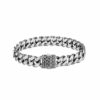 John Hardy Classic Chain Bracelet - Curb Link in Silver 11MM - Medium