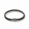 John Hardy Classic Chain Bracelet - Dark Silver 6.5MM - Extra Large