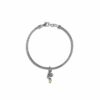 John Hardy Legends Bracelet - Cobra Charm in Silver and 18K Gold - Medium