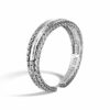 John Hardy Palu Cuff - 15MM Classic Chain with Hammered Silver Palu - Medium