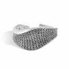 John Hardy Classic Chain Cuff Kick - Silver 39MM Wave - Medium