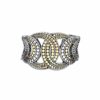 John Hardy Dot Cuff - Silver and 18K Gold 43MM - Medium