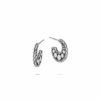 John Hardy Dot Earring - Hoop in Silver 13MM - Extra Small