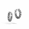 John Hardy Classic Chain Earring - Hoop in Silver 10MM - Extra Small