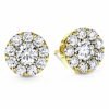 Earrings - Fulfillment studs 0.50 ctw Hearts On Fire Diamonds in 18K Yellow Gold