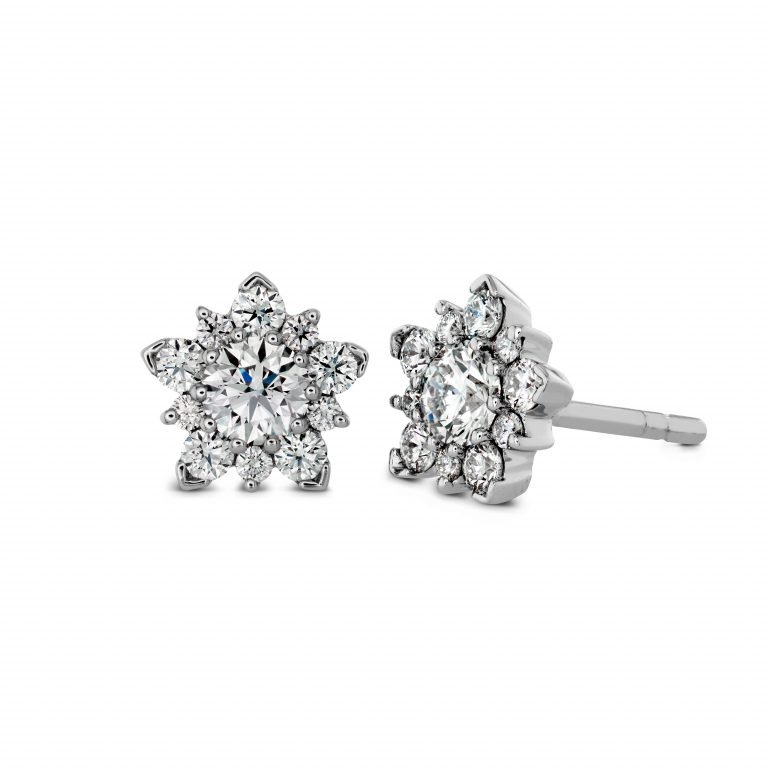 Earrings - Aerial 0.55 ctw. Hearts On Fire Diamonds in 18K White Gold 1