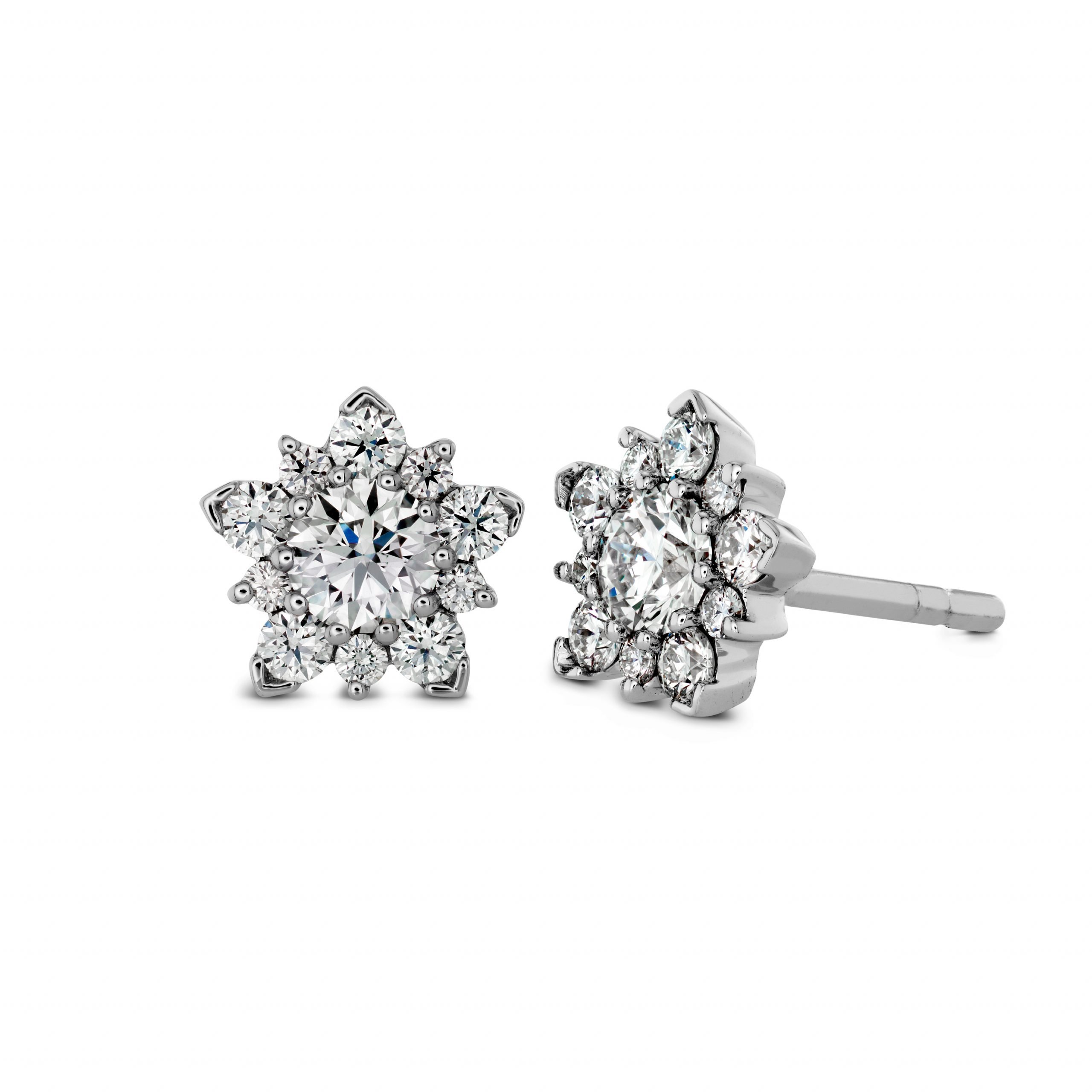 Earrings - Aerial 0.55 ctw. Hearts On Fire Diamonds in 18K White Gold 1 Earrings - Aerial 0.55 ctw. Hearts On Fire Diamonds in 18K White Gold