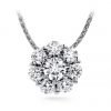 Pendant - Beloved 1.00 ctw Hearts On Fire Diamonds in 18K White Gold