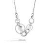 John Hardy Palu and Dot Necklace - Hammered Silver Palu Multi Link