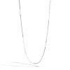 John Hardy Classic Chain Necklace - Silver with Pearls - 36"