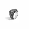 John Hardy Naga Ring - Signet in Silver - Size 10