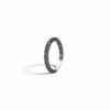 John Hardy Classic Chain Ring - Band in Dark Silver 2.5MM width - Size 6