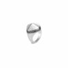 John Hardy Palu Ring - Classic Chain Sugarloaf with Hammered Silver Palu - Size 7