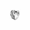 John Hardy Lahar Ring - Saddle in Silver with White Diamonds - Size 7