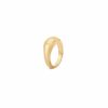 John Hardy Classic Chain Ring - Signet in 18K Gold - Size 6