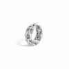 John Hardy Surf Ring - Band in Silver 13MM - Size 10