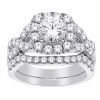 Ring - Bridal Set 2.00 ctw diamonds in 14k white gold