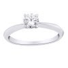 Ring Engagement - Solitaire 0.25 ctw diamond in 14K White Gold