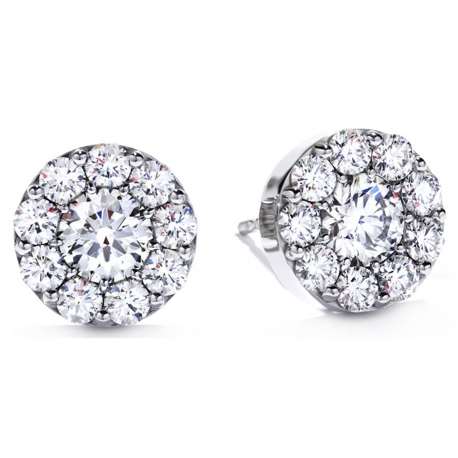 Earrings – Fulfillment studs 1.00 ctw Hearts On Fire Diamonds in 18K White Gold