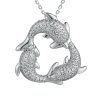 Silver Pendant - Dolphin