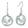 Silver Earrings - Dolphin