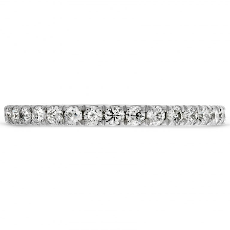 Ring - Transcend Wedding Band 0.32 ctw. Hearts On Fire Diamonds in 18K White Gold 1