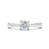 Ring Engagement - Solitaire Dream Signature 0.75 ctw Hearts On Fire Diamonds in 18K White Gold