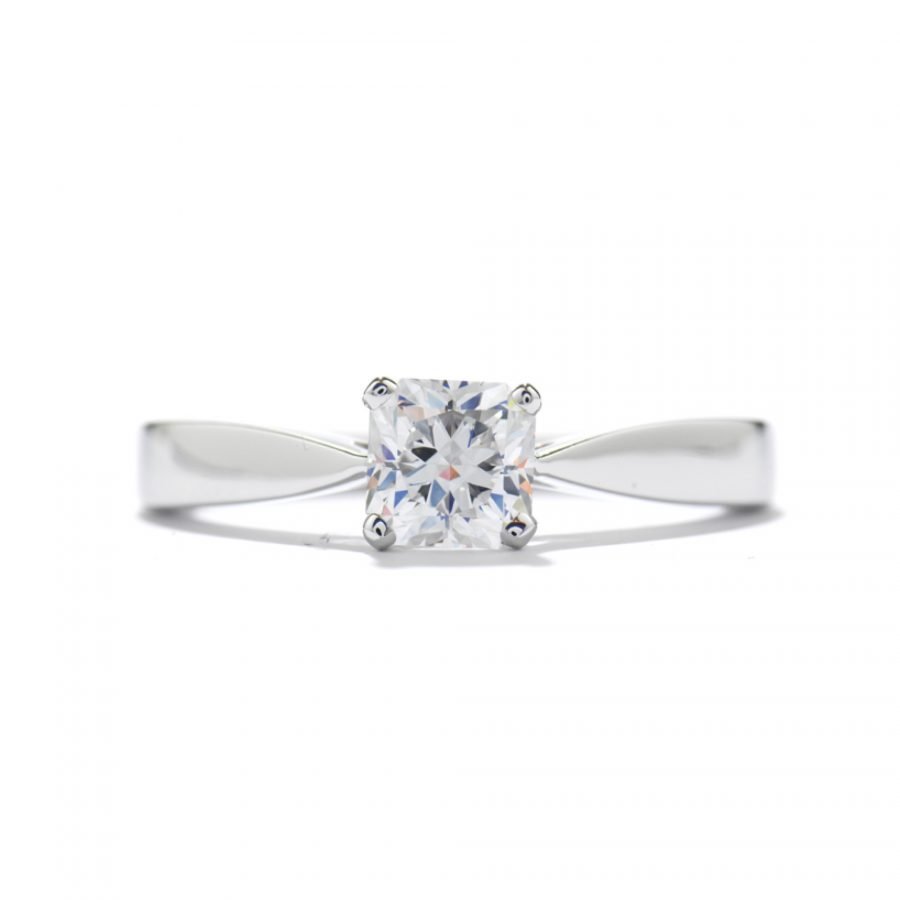 Ring – Solitaire Dream Signature 0.75 ctw. Hearts On Fire Diamonds in 18K White Gold