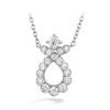 Pendant - Aerial Regal Scroll 0.44 ctw Hearts On Fire Diamonds in 18kt White Gold