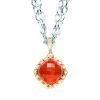 Pendant - Tacori Quartz Over Spiced Red Onyx Enhancer