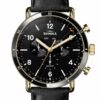 Shinola Canfield Three Dial Chrono 45mm