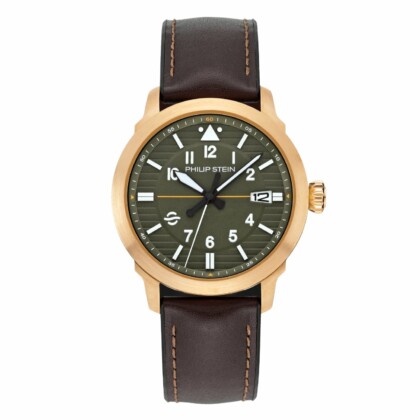 Philip Stein 700BZ-PLTGRN-CPRBR