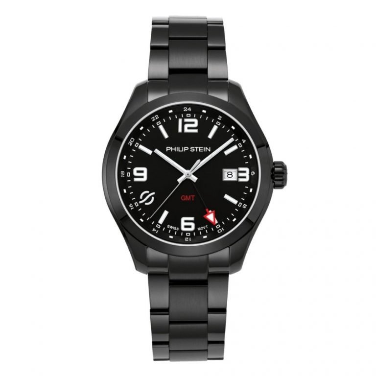 Philip Stein 92B-GMTBLK-SSBP