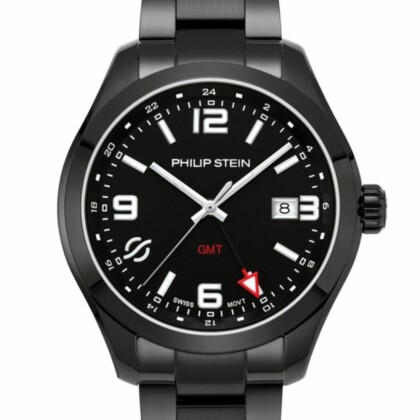 Philip Stein 92B-GMTBLK-SSBP