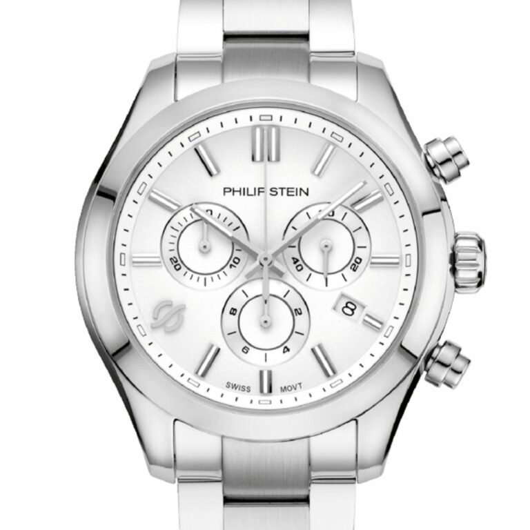 Philip Stein Watch Traveler Large Chrono 92C-CRWHT-SS 1