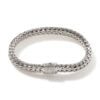 John Hardy Icon Bracelet - Silver 7.5MM with White Diamonds - Medium