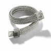 John Hardy Rata Classic Chain Bracelet - Silver 11.5MM - Large