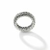 John Hardy Classic Chain Ring - Kami Band in Silver 9MM - Size 10