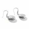 John Hardy Palu and Dot Earring - Hammered Silver Palu Drop