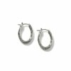 John Hardy Classic Chain Earring - Hoop Oval in Silver 20MM - Small