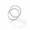 John Hardy Classic Chain Earring - Hoop in Silver 45MM - Large