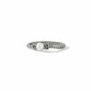 John Hardy Classic Chain Ring - Silver 1.8MM with Pearl - Size 7