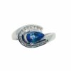 Ring - Pear 0.89 ctw Tanzanite and 0.16 ctw diamonds in 14K White Gold